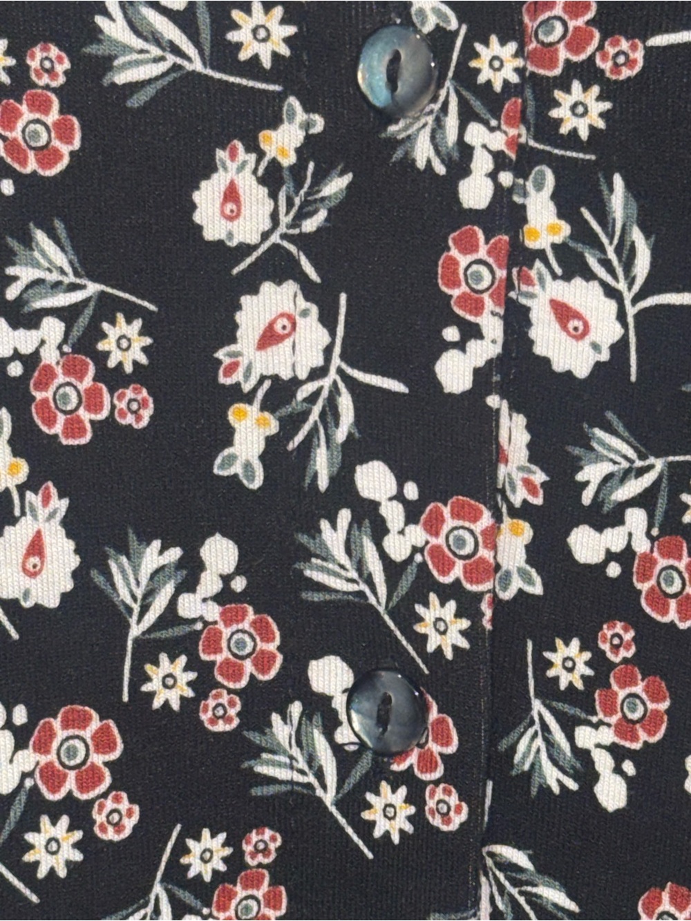Max Studio Black Maxi Dress with Pink and White Floral Print - Picture 5 of 11